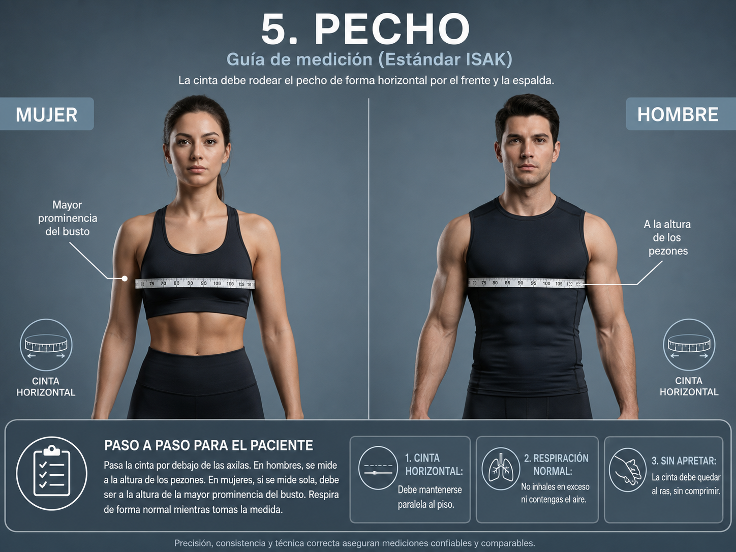 Medición pecho